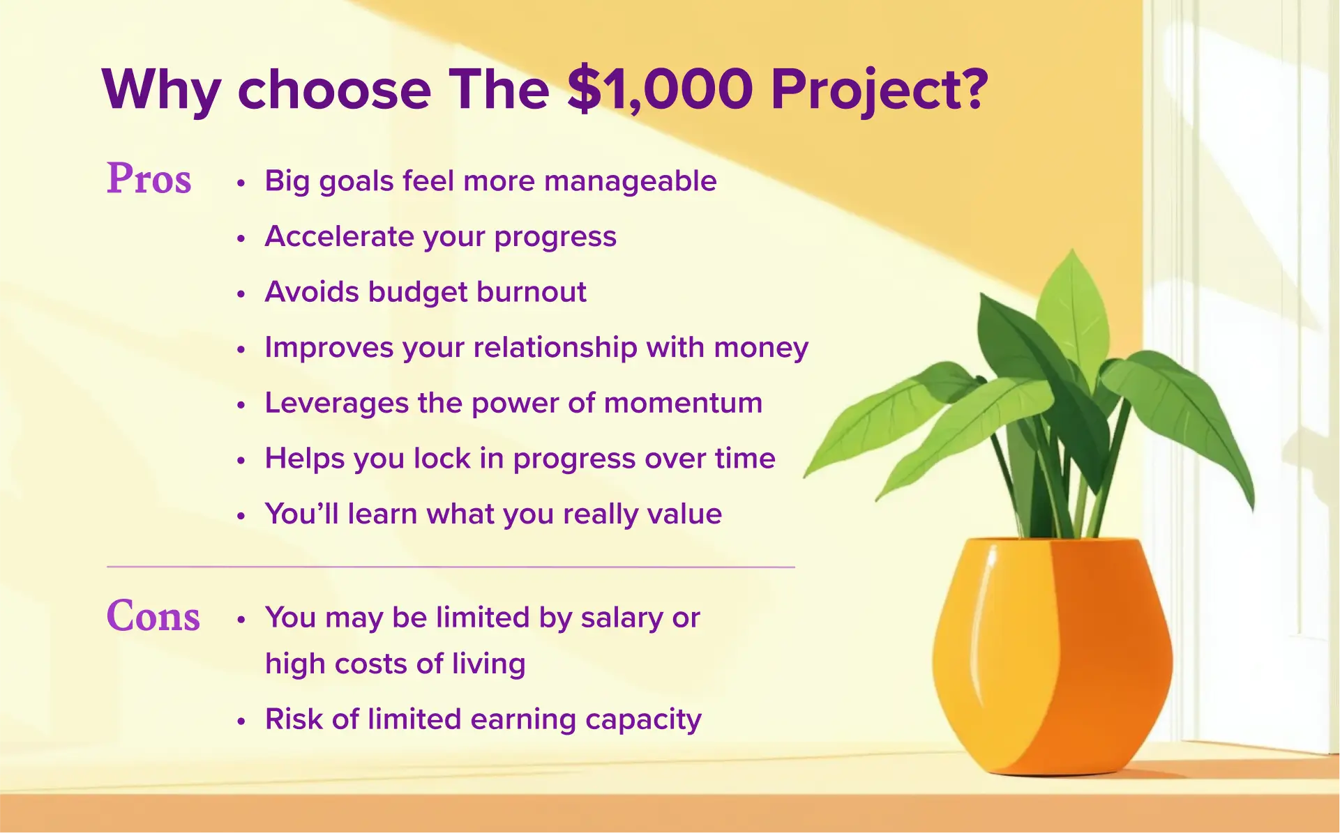 The pros and cons of The $1,000 Project