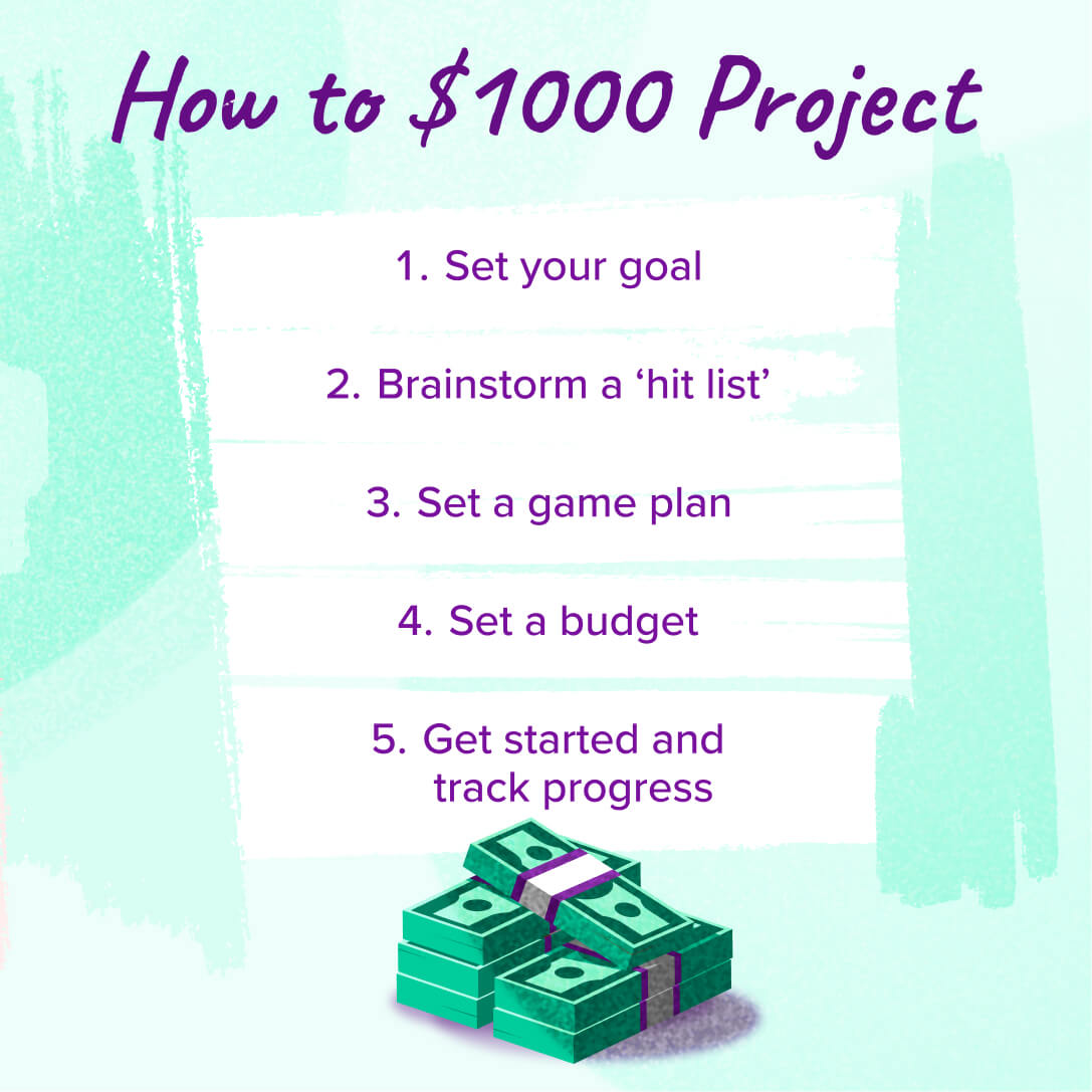 The $1000 project | PocketSmith