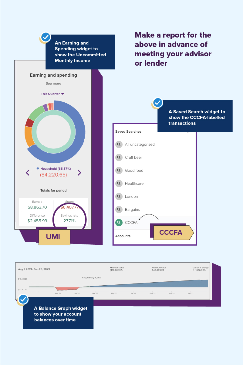 PocketSmith has a variety of different report options PocketSmith has a variety of different report options